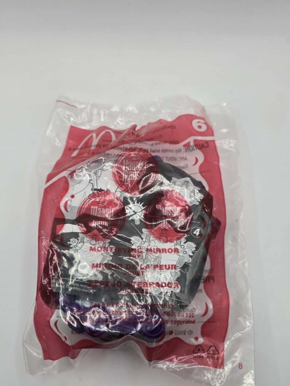 McDonalds Disney Haunted Mansion #6 Mortifying Mirror Toy 2003 Sealed